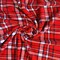 FabricLA | Fleece Fabric By The Yard | 72"X60" Inch Wide | Anti Pill Polar Fleece | Soft, Blanket, Throw, Poncho, Pillow Cover, PJ Pants, Booties, Eye Mask - Plaid Red (2 Yard)